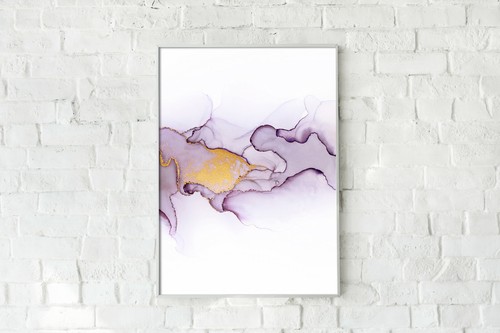 Lila gold glitzer abstrakt - gold,