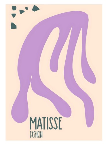 Lila abstrakter matisse - abstrakter,