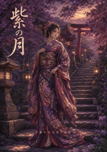 Japanischer kimono poster - japanischer,