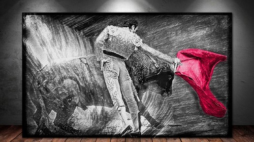 Leinwand bild xxl pop - pop, art