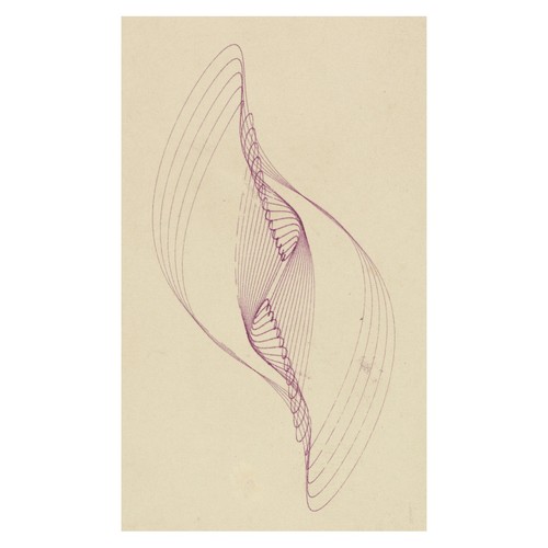 Lila abstraktes linienkunst - lila,