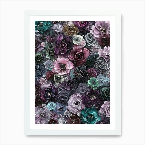 Lila rosen kunstdruck - rosen, 1