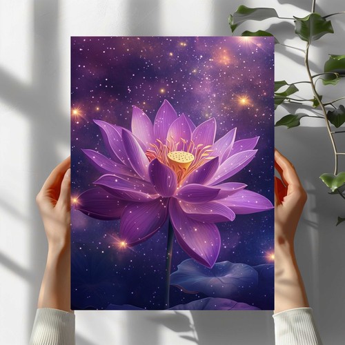 Lila lotusblume mit - lila,