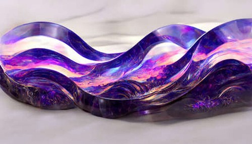 Wandbild abstrakte lila - wandbild:,