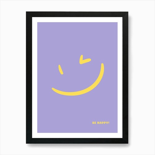 Happy smiley lila - happy,