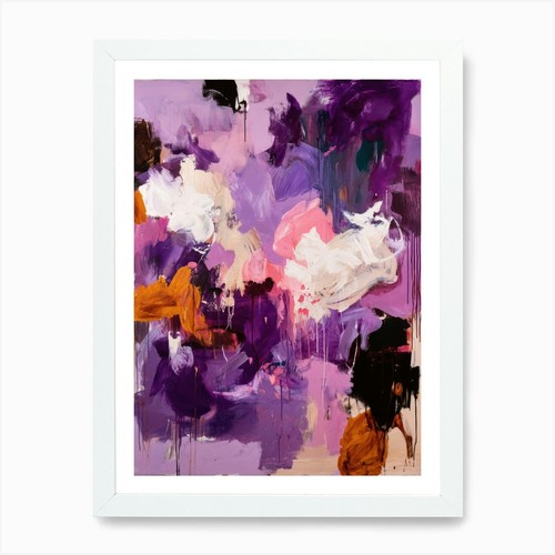 Lila kunstdrucke gerahmt - "lila", 8