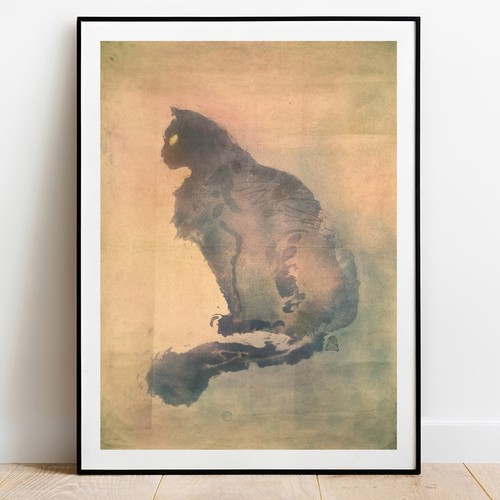 Steinlen katze lila fine - steinlen,