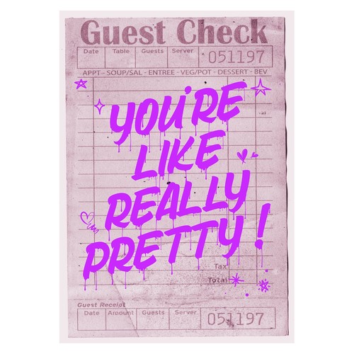 Lila graffiti poster - lila, |