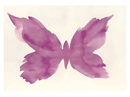 Lila schmetterling aquarell - schmetterling,