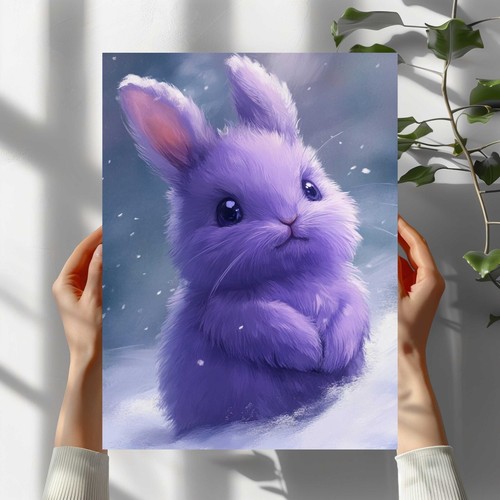 Lila hase premium poster - premium,