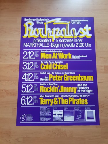Original konzertplakat - gr.,