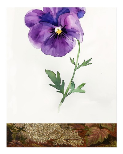Elegante blumen wandkunst - elegante,