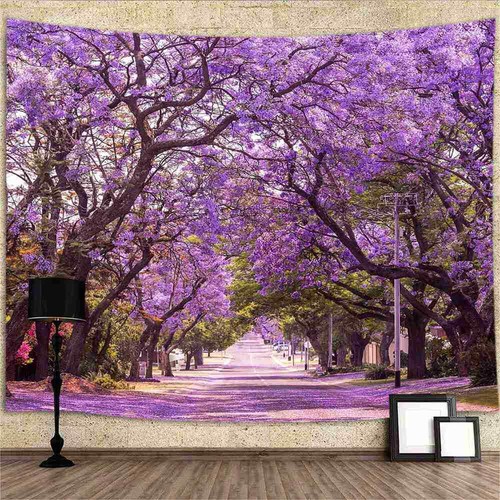 Lila wald japan natur - lila, poster